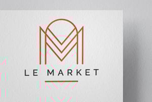 Le Market Logo mockup small