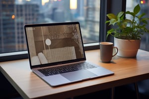 finale mockup website laptop home small