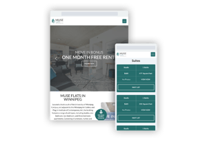 mockup website